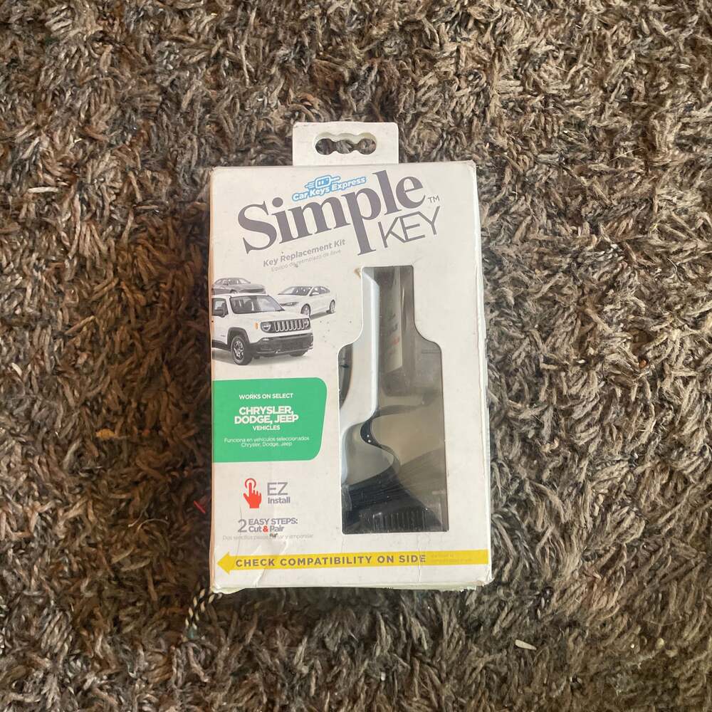 Car Keys Express Simple Key Replacement Kit for Select Chrysler, Dodge, and Jeep
